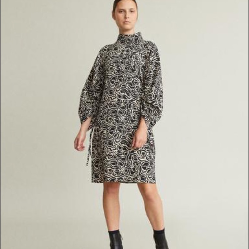 Rodebjer Elure ruched Sleeve dress NWT